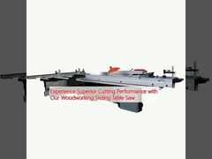 Опыт превосходного резки производительности с нашим деревообработкой Sliding Table Saw